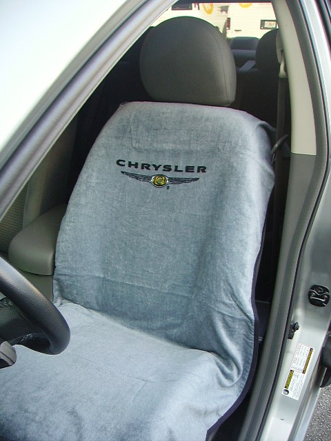 Seat Armour Slip On Seat Cover with Chrysler Logo Seat Armour Slip On Seat Cover with Chrysler Logo